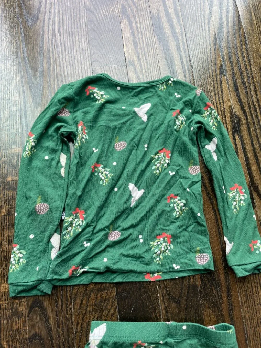Kyte BABY Long Sleeve Holiday Christmas Pajama Set in Mistletoe 18-24M